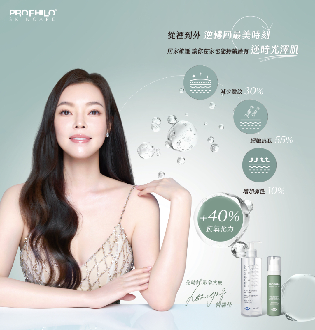 逆時針|減少皺紋30%、細胞抗衰55%、增加彈性10%、抗氧化力+40%